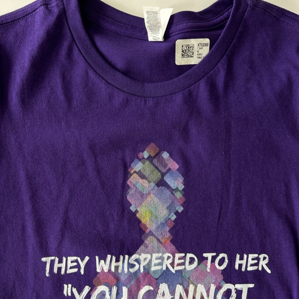 Bella Canvas Purple Size M Graphic Short Sleeve Tee NWT - Picture 3 of 5